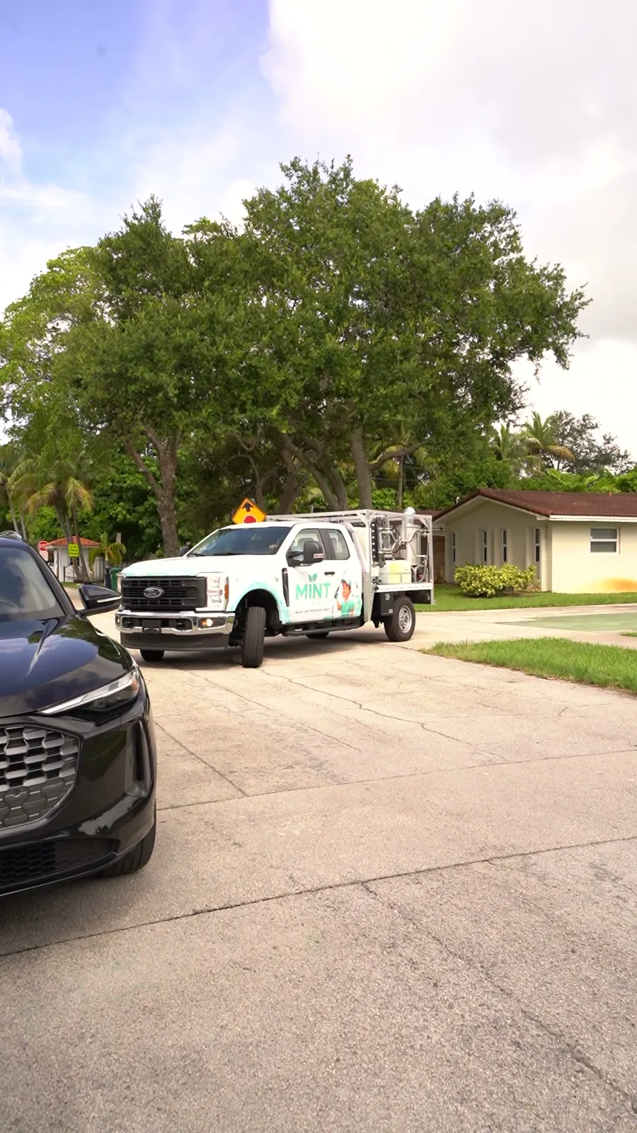 Mint Pressure Wash truck and equipment